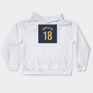 Jordi Alba 18 Home Kit - 22/23 Season Kids Hoodie